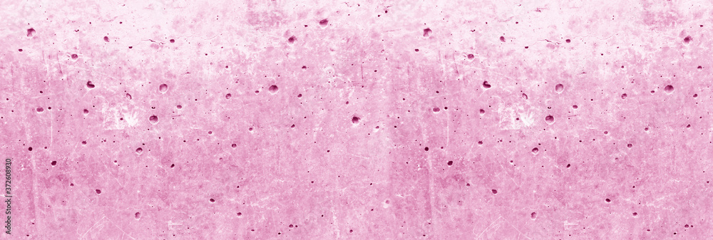 The concrete exterior walls are painted pink and weathered. There are numerous holes around any surface, structure, and material. The concrete exterior walls are painted pink and weathered. There are numerous holes around any surface, structure, and material.