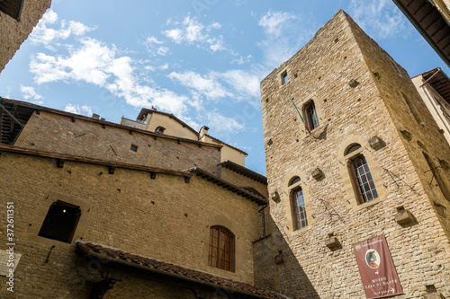 Museum of the Italian poet, thinker and theologian Dante Alighieri in Florence