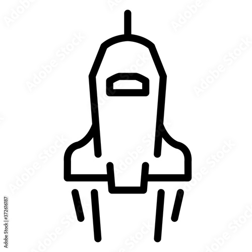 Space plane icon
