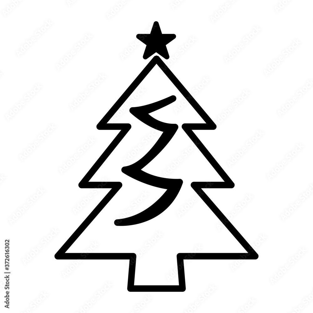 Christmas tree icon Christmas tree icon