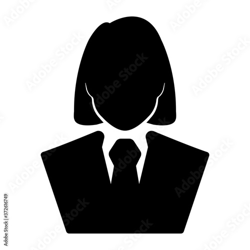 Female employee icon