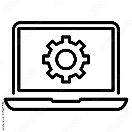 Computer technic icon