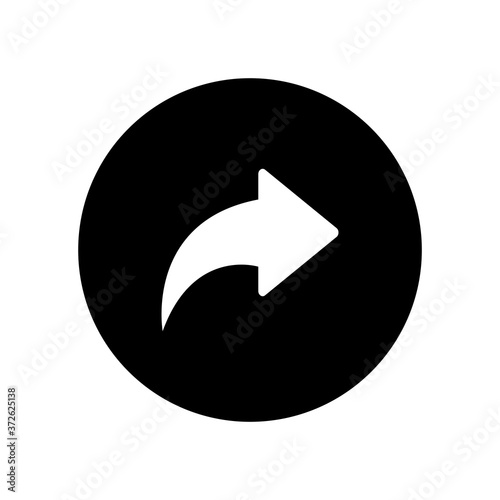 forward arrow button icon vector