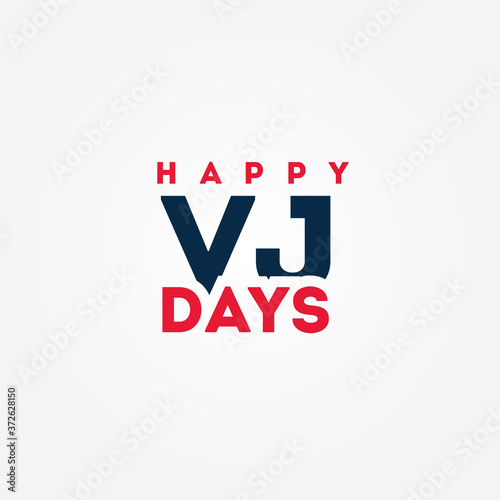 Happy VJ Day Vector Design Illustration