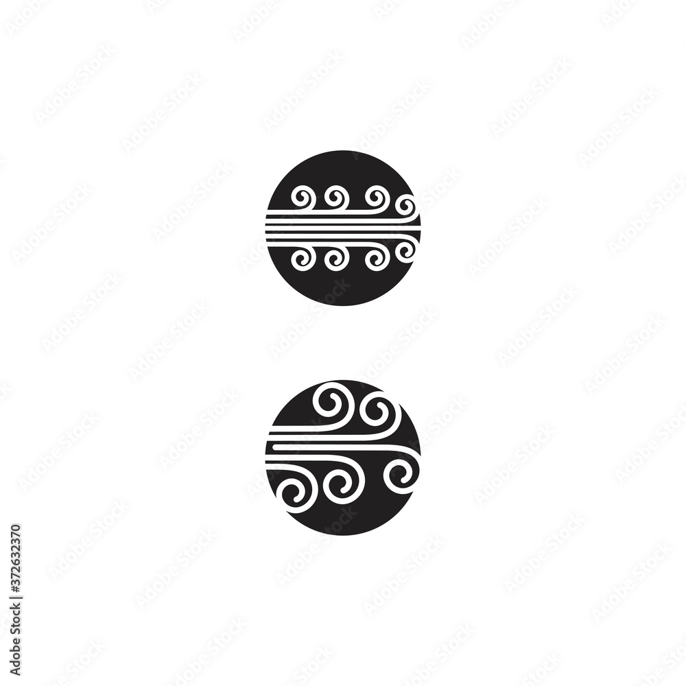 Wind Logo Template vector symbol Wind Logo Template vector symbol