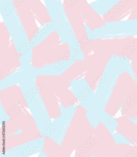 Abstract pink brush stroke pattern.  Brush stroke abstract vector pattern. 