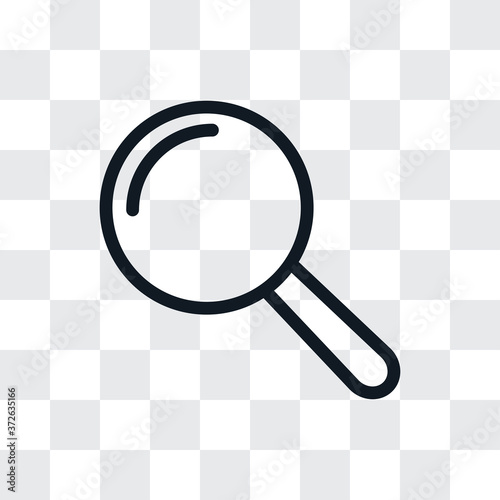 Search icon vector. Magnifying sign