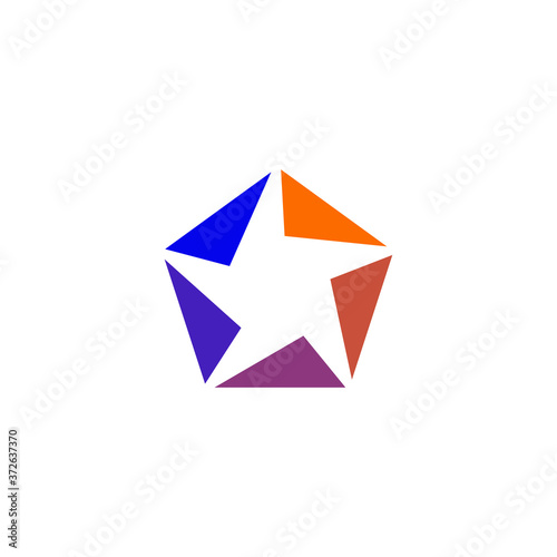 Free Download star abstract colorful logo vector eps - GFXLoad