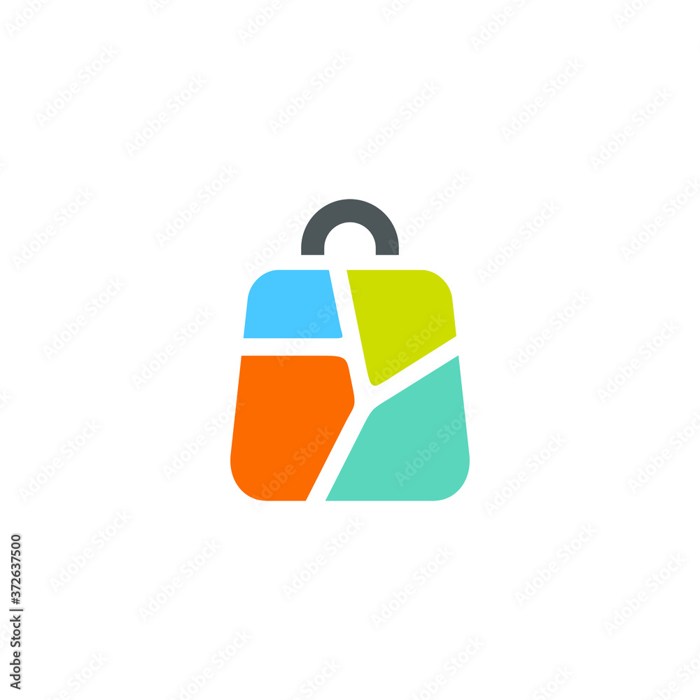 abstract shop bag store logo, symbol bag, icon shop vector eps abstract shop bag store logo, symbol bag, icon shop vector eps