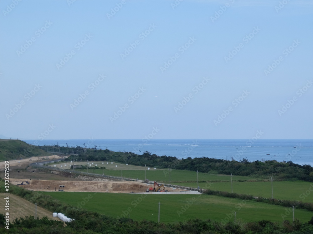石垣空港からの眺め