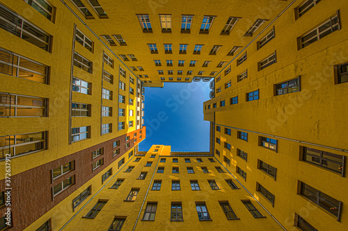 Photography abstract architecture background in Berlin