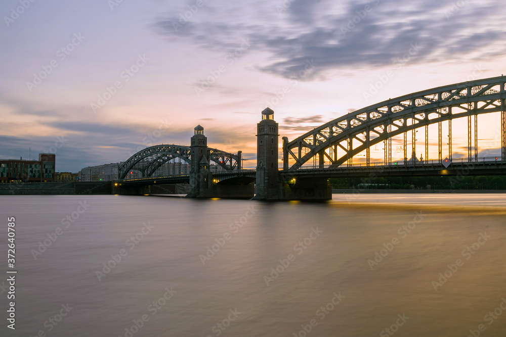 Obraz premium Sunset Bridge