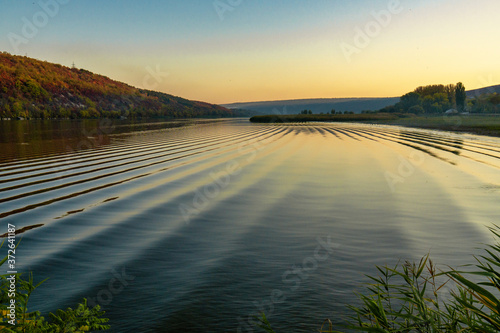 Autumn Sunset On The Lake
