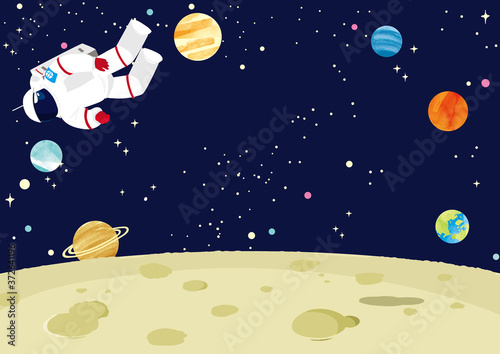 月と宇宙飛行士