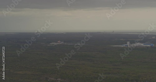 Merritt Island Florida Aerial v5 wildlife refuge around the space center and surrounding areas - DJI Inspire 2, X7, 6k - March 2020 photo