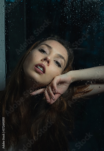 Through the glass