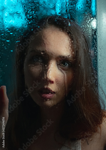 Through the glass