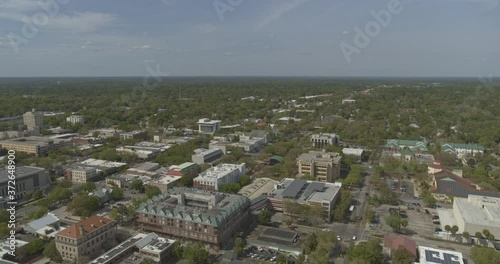 Gainesville Florida Aerial v3 sweeping aerial of downtown aeras - DJI Inspire 2, X7, 6k - March 2020 photo