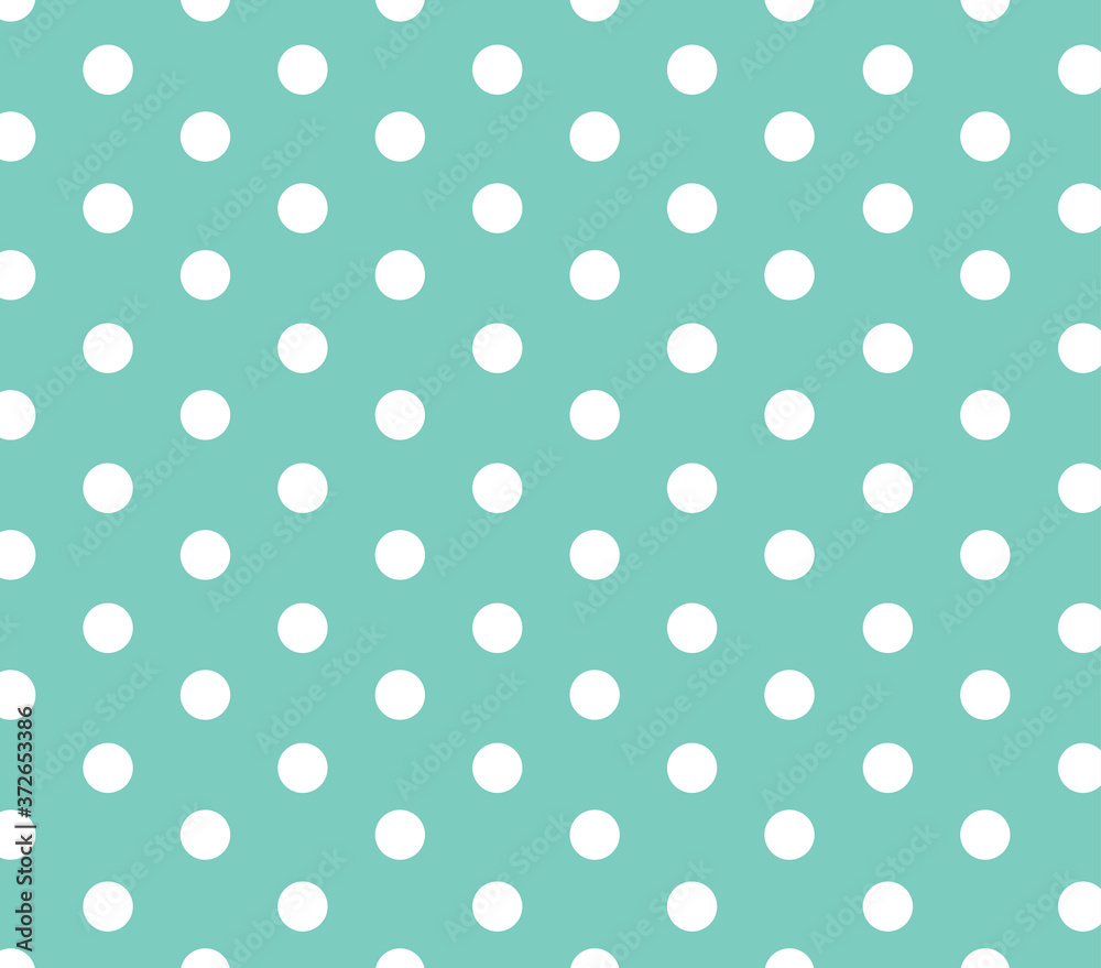 Turquoise  polka dot pattern. vector turquoise  polka dot. 