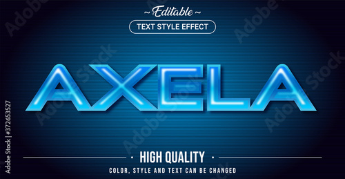 Editable text style effect - Alexa theme style.