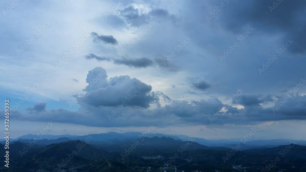 Time-lapse drone shots of clouds in the sky Time-lapse drone shots of clouds in the sky