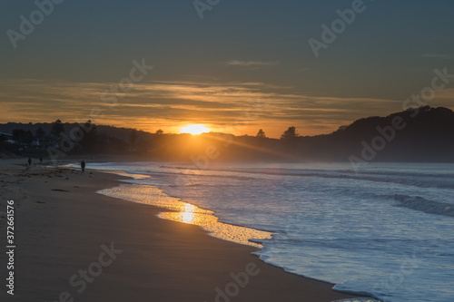 Light High Cloud Sunrise Seascape