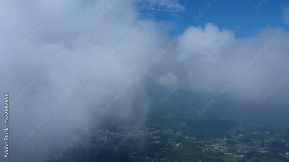 Time-lapse drone shots of clouds in the sky Time-lapse drone shots of clouds in the sky