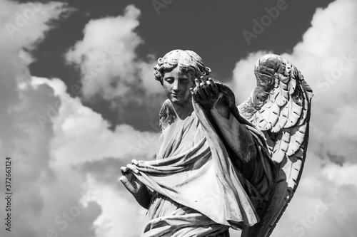 Angel Statue, Ponte Sant'Angelo, Rome, Italy photo