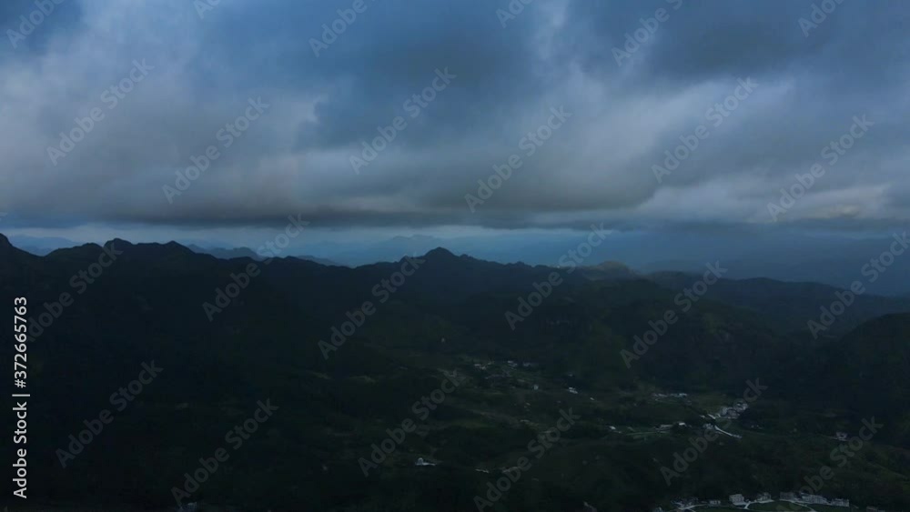 Time-lapse drone shooting of stormy weather Time-lapse drone shooting of stormy weather