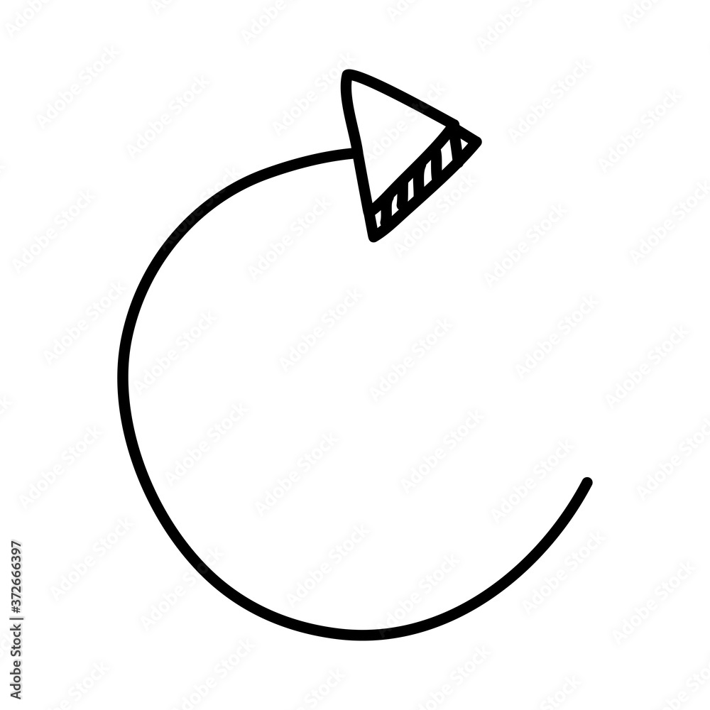 arrow thin direction reload line style icon arrow thin direction reload line style icon