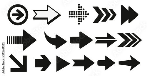 Arrow icon,set of arrows