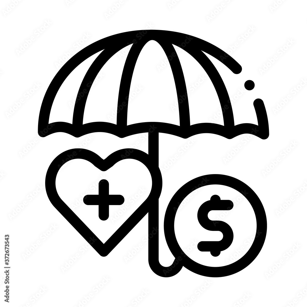 health protection buy icon vector. health protection buy sign. isolated contour symbol illustration health protection buy icon vector. health protection buy sign. isolated contour symbol illustration