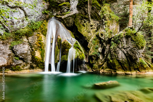 Cascada de Berabarze enplena naturaleza de Izaba/Isaba Navarra photo