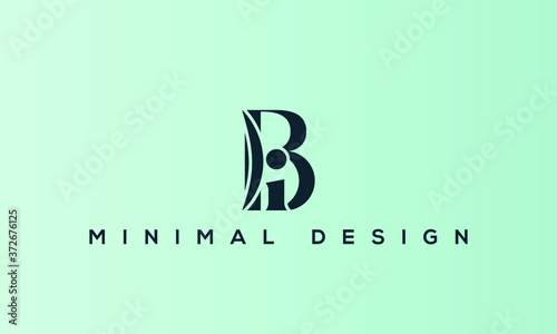 BI ,IB ,B ,I letter logo alphabet monogram icon symbol