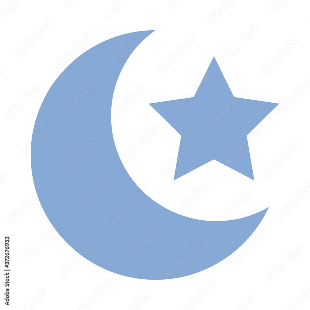 star and moon crescent slang silhouette style icon star and moon crescent slang silhouette style icon