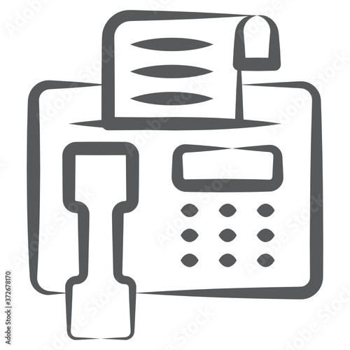  Telephonic transmission of scanned printed material, facsimile 