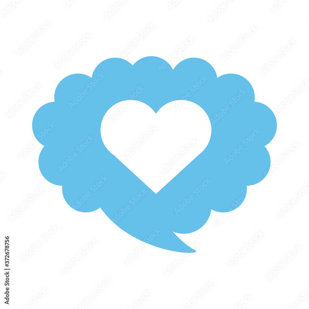 hearts love flat style icon