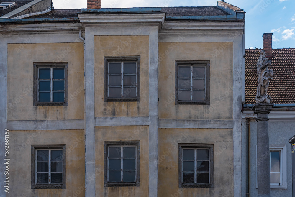 Obraz premium Alte Hausfassade in Ottenstein an der Donau