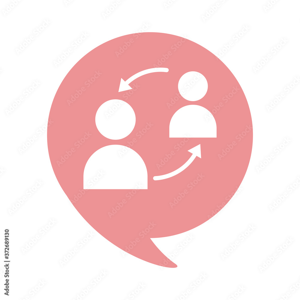 teamwork people with arrows crossed flat style teamwork people with arrows crossed flat style