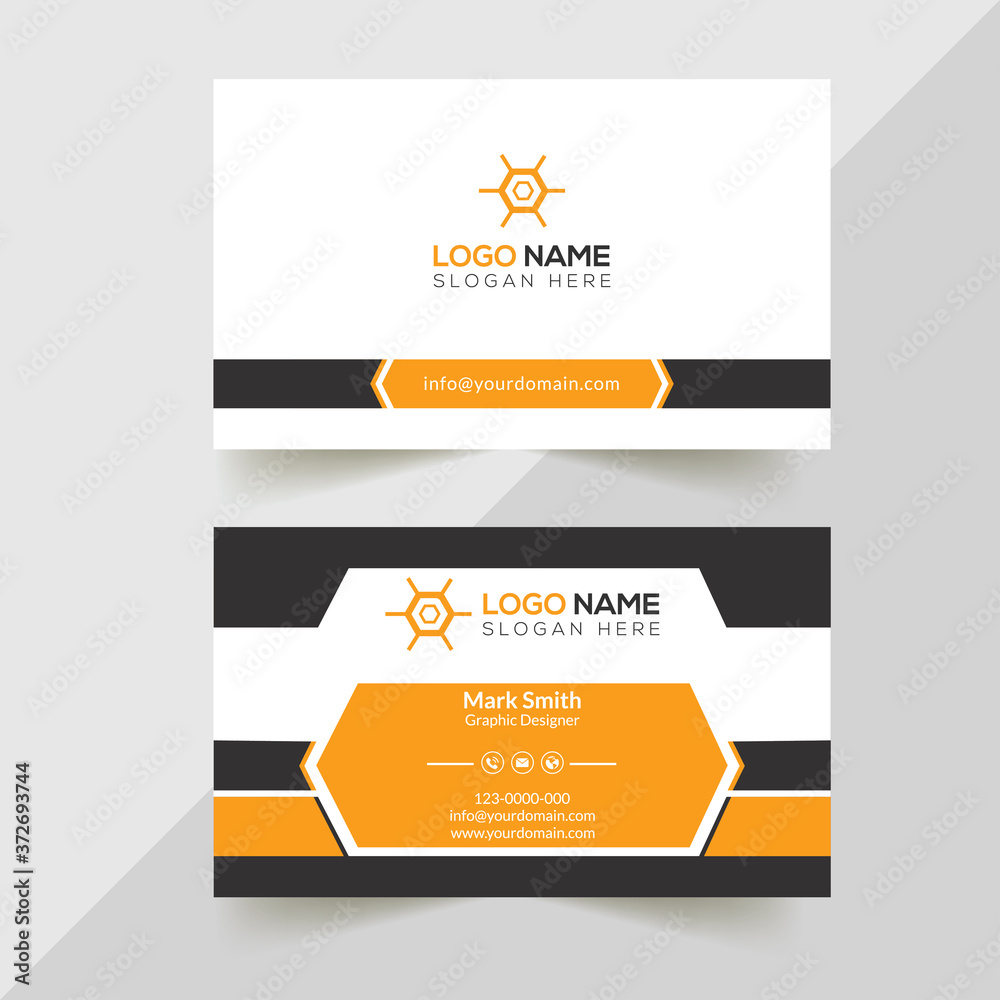 Modern Professional Business Card Template, Simple Business Card,  Business Card Design Template, Corporate Business Card Design, Colorful Business Card Template, Creative Business Card