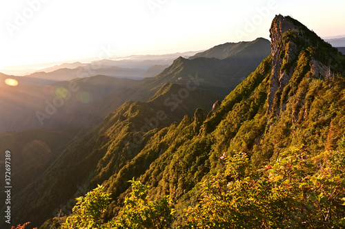 瓶ヶ森と石鎚山の夏