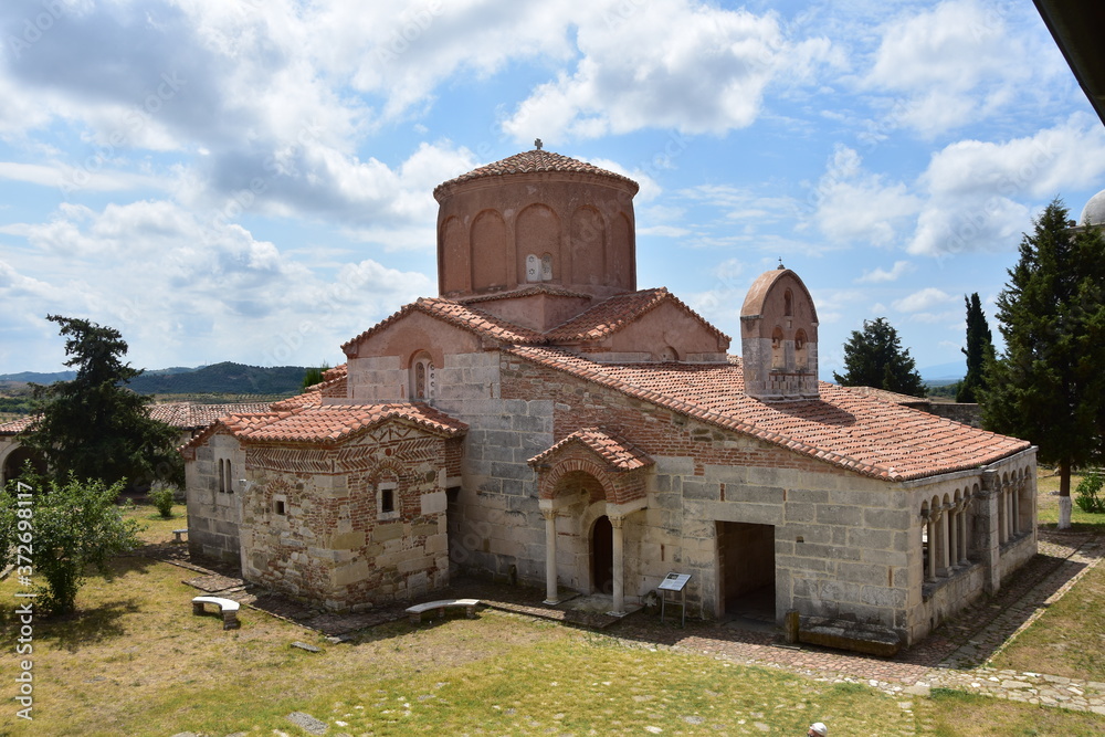 Fototapeta premium Park Archeologiczny Apollonia Fiera Albania Monastery of Saint Mary 