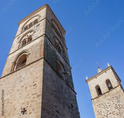 Santa Maria la Mayor towers, Trujillo, Spain photo