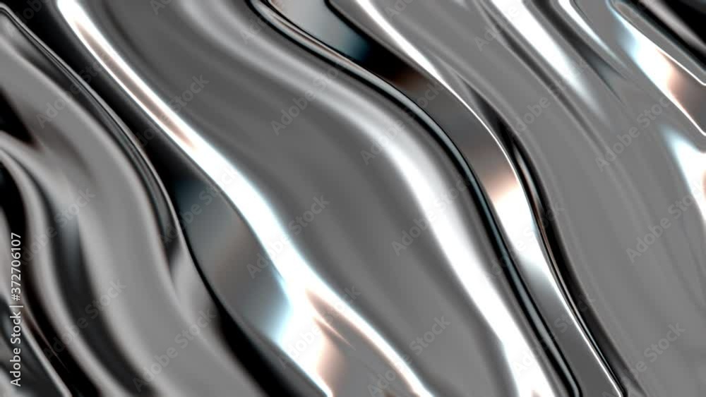 Closeup of Abstract Chromatic fluid waves background. Liquid holographic colorful texture background. Highly-textured. High quality details.