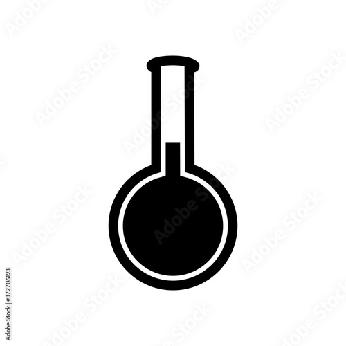 laboratory equipment icon, coronavirus ico n vector symbol isolated illustration white background