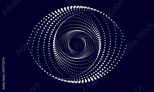 Abstract background with pentagonal stars. Halftone design for any projects.