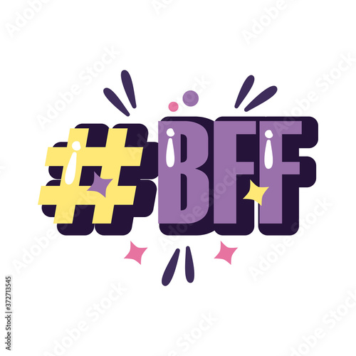 slang expresion bff word line and fill style