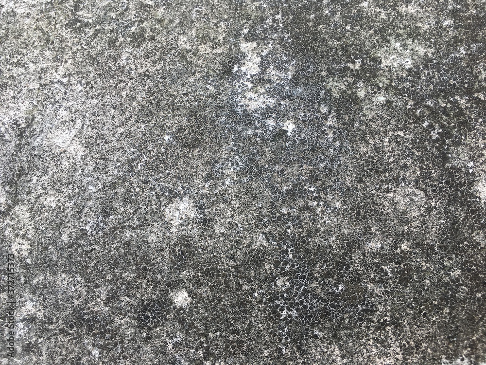 Obraz premium Stains on the walls caused by mold and rain water cause black spots and change the wall color.