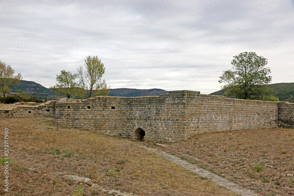 Fototapeta premium Roman remains at Alba-la-Romaine, France