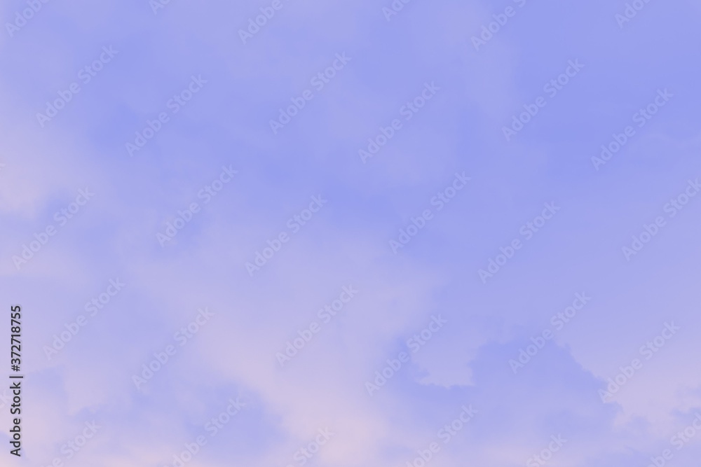 Obraz premium Light blue violet blurred sky background, gradient color